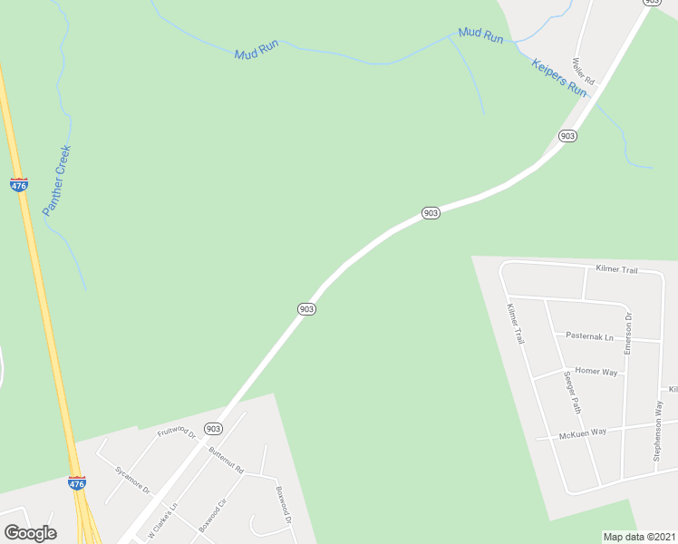 map of restaurants, bars, coffee shops, grocery stores, and more near Highway 903 in Jim Thorpe