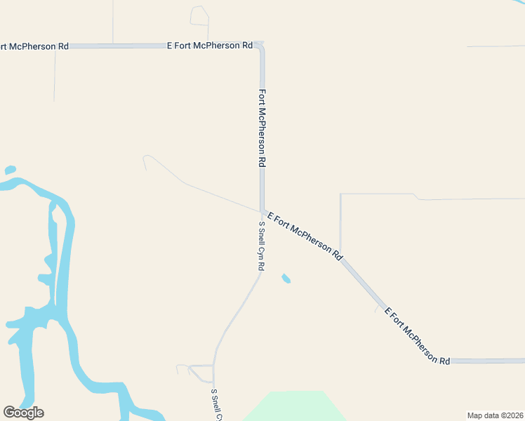 map of restaurants, bars, coffee shops, grocery stores, and more near 24800 East Fort McPherson Road in Brady