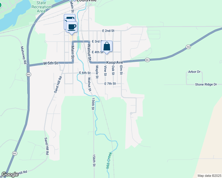 map of restaurants, bars, coffee shops, grocery stores, and more near 702 Oak Street in Louisville