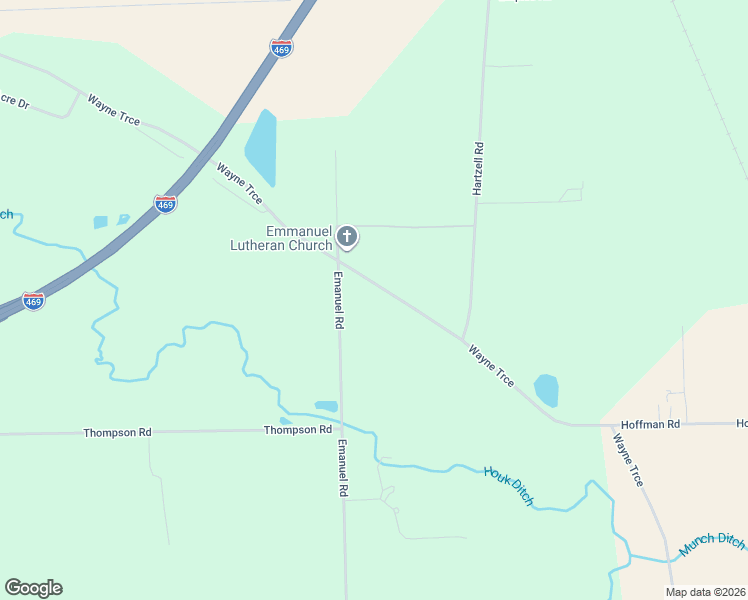 map of restaurants, bars, coffee shops, grocery stores, and more near 9904 Wayne Trace in Fort Wayne