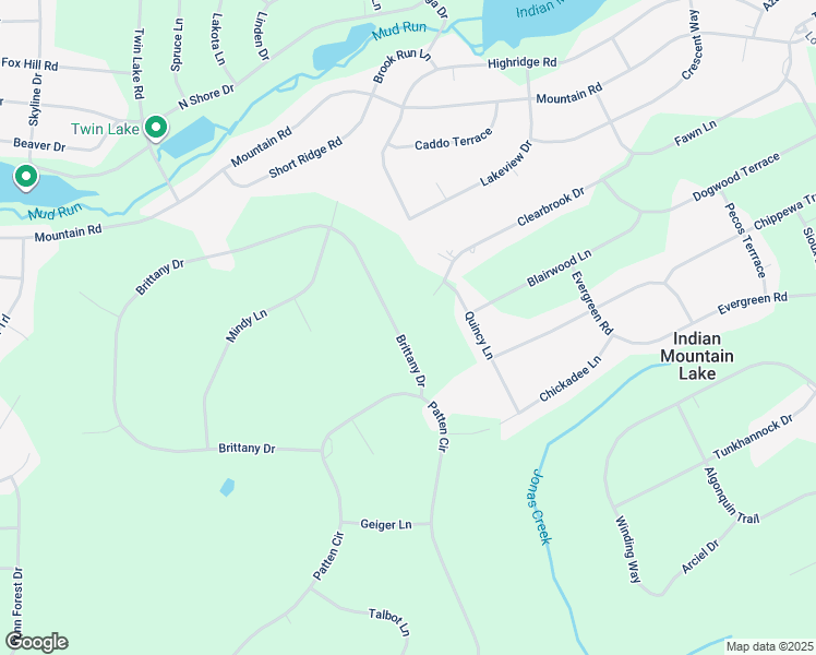 map of restaurants, bars, coffee shops, grocery stores, and more near 283 Brittany Drive in Albrightsville