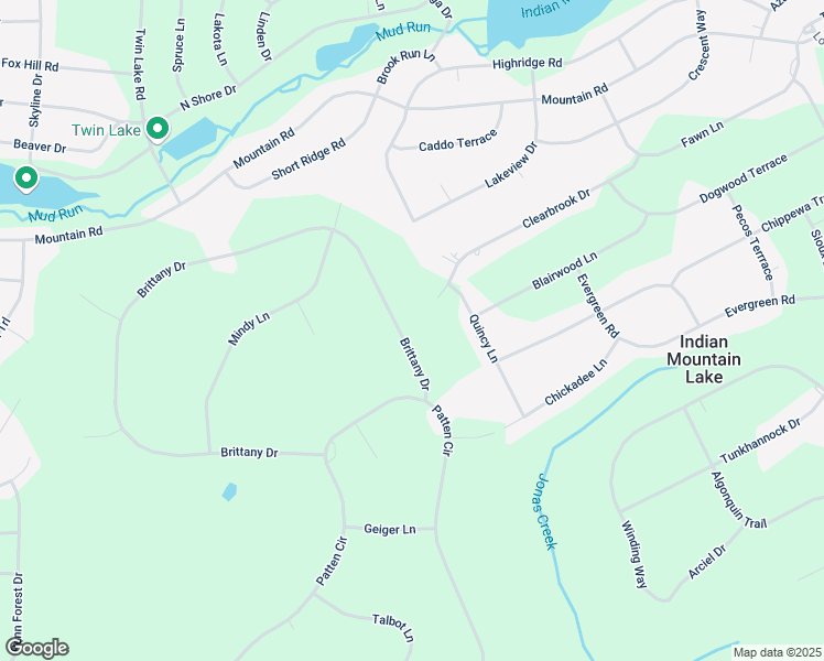 map of restaurants, bars, coffee shops, grocery stores, and more near 283 Brittany Drive in Albrightsville