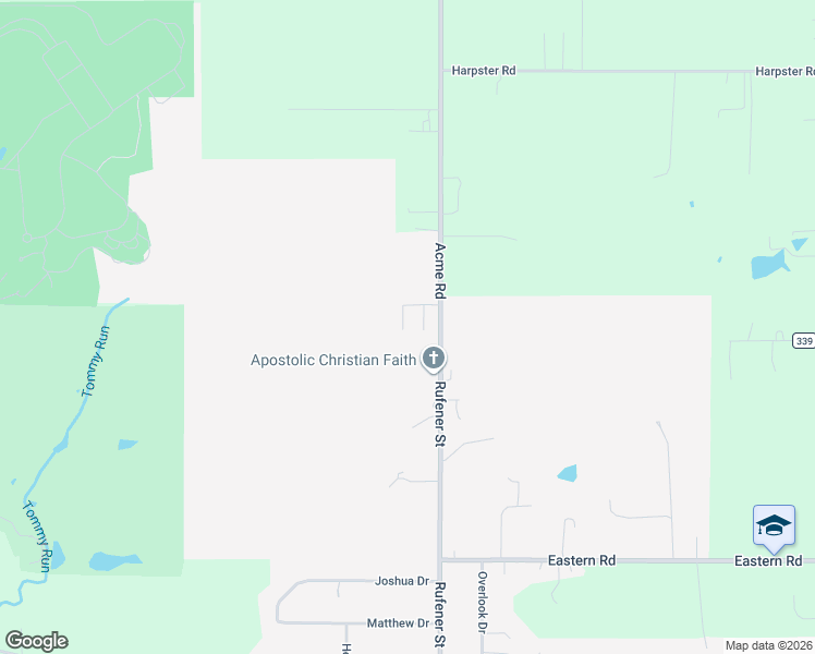 map of restaurants, bars, coffee shops, grocery stores, and more near 235 Clifton Lane in Rittman