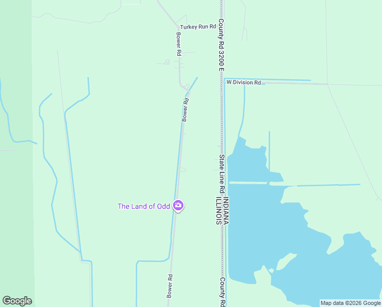 map of restaurants, bars, coffee shops, grocery stores, and more near 186 Bower Road in Iroquois County