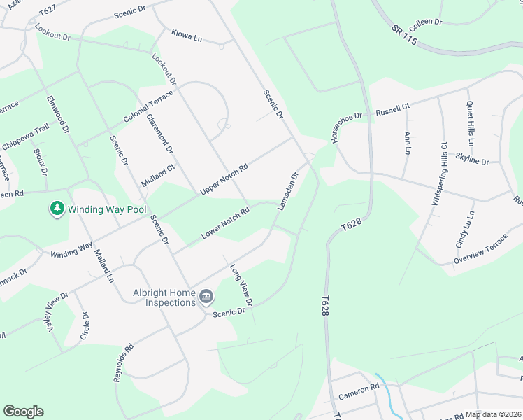 map of restaurants, bars, coffee shops, grocery stores, and more near 5705 Lamsden Dr in Monroe