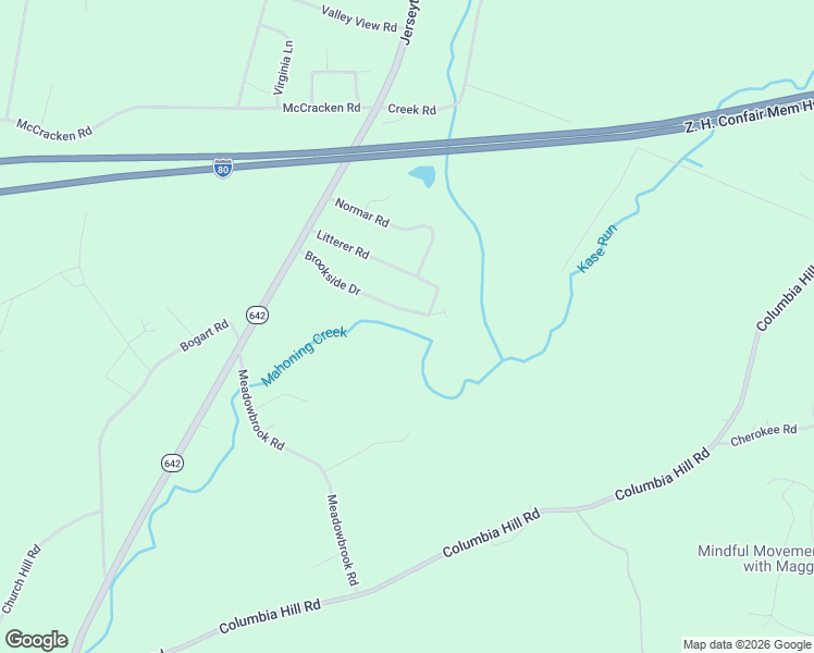 map of restaurants, bars, coffee shops, grocery stores, and more near 52 Brookside Drive in Danville