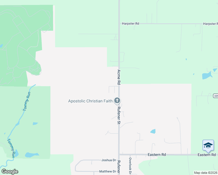 map of restaurants, bars, coffee shops, grocery stores, and more near 235 Clifton Lane in Rittman