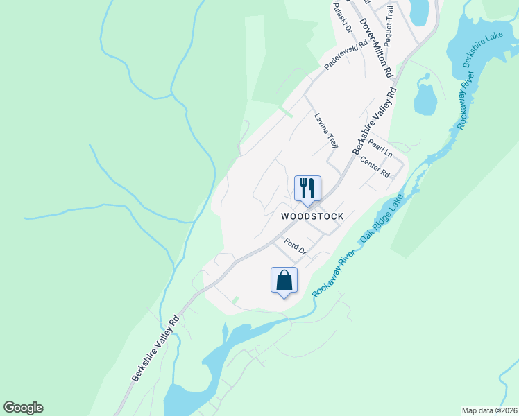 map of restaurants, bars, coffee shops, grocery stores, and more near 24 Pioneer Trail in Jefferson