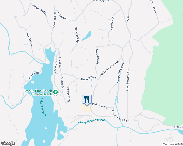 map of restaurants, bars, coffee shops, grocery stores, and more near 12 The Crossway in Kinnelon