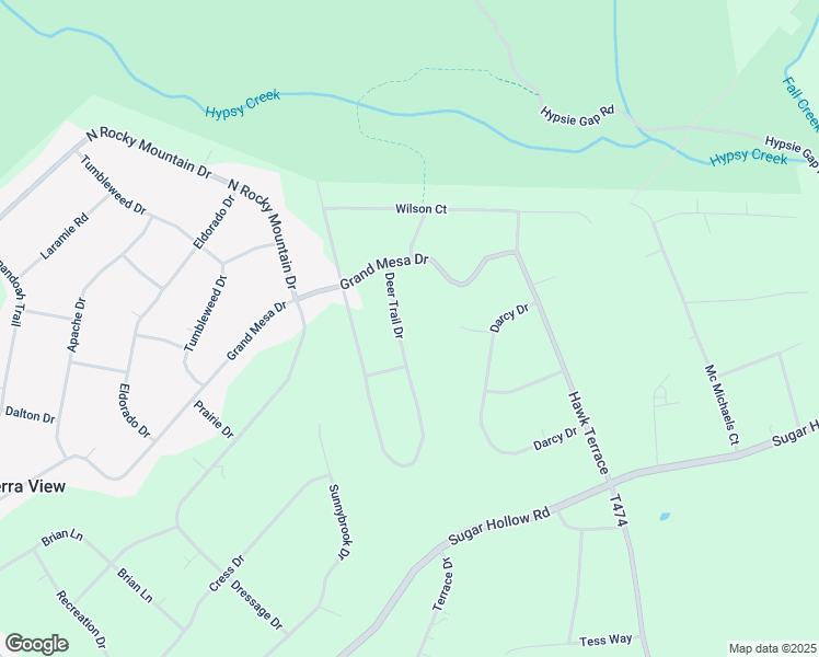 map of restaurants, bars, coffee shops, grocery stores, and more near 129 Deer Trail Drive in Saylorsburg