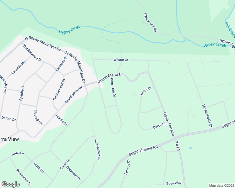 map of restaurants, bars, coffee shops, grocery stores, and more near 129 Deer Trail Drive in Saylorsburg