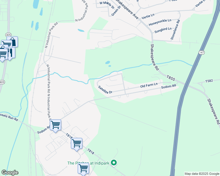 map of restaurants, bars, coffee shops, grocery stores, and more near 20-30 Lunar Lane in Milton