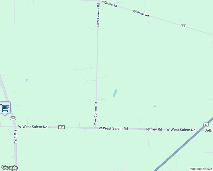map of restaurants, bars, coffee shops, grocery stores, and more near 10175 River Corners Road in West Salem