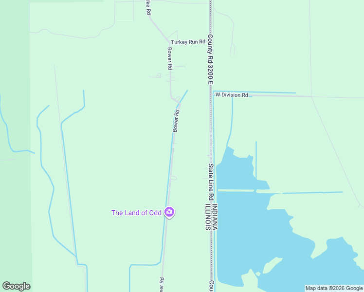 map of restaurants, bars, coffee shops, grocery stores, and more near 186 Bower Road in Iroquois County