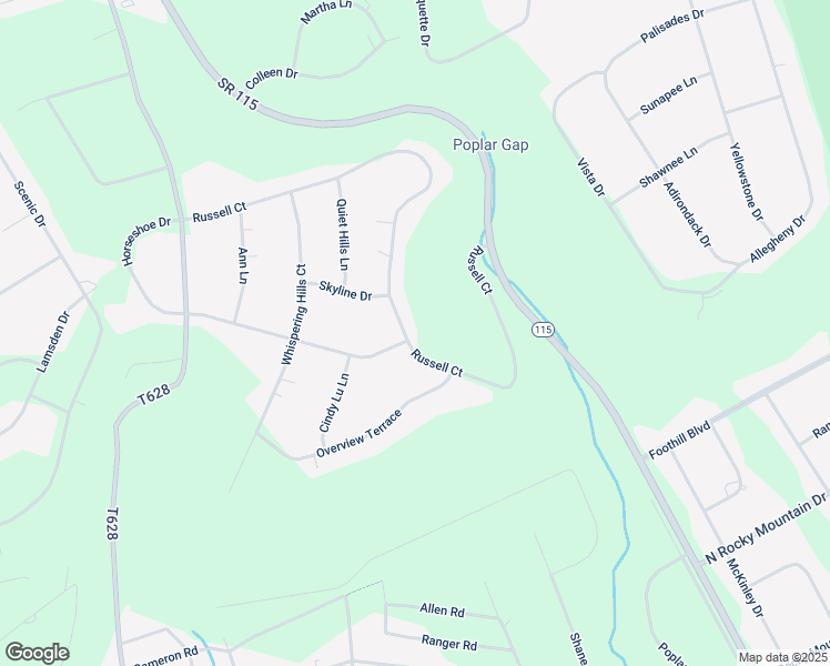 map of restaurants, bars, coffee shops, grocery stores, and more near 220 Russell Court in Effort