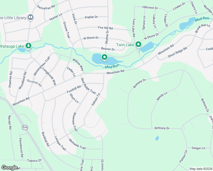 map of restaurants, bars, coffee shops, grocery stores, and more near 404 Indian Trail in Jim Thorpe