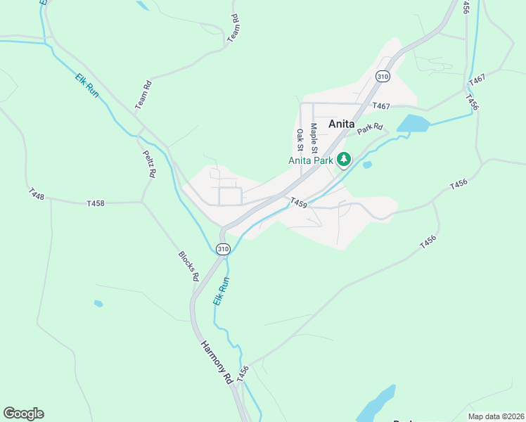 map of restaurants, bars, coffee shops, grocery stores, and more near 88 Main Street in Anita