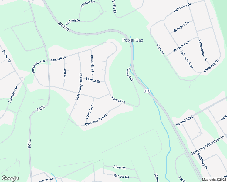 map of restaurants, bars, coffee shops, grocery stores, and more near 220 Russell Court in Effort