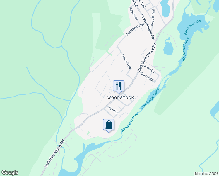 map of restaurants, bars, coffee shops, grocery stores, and more near 7 Village Place in Jefferson