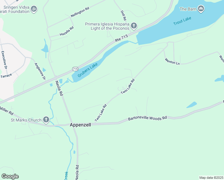 map of restaurants, bars, coffee shops, grocery stores, and more near 219 Signorile Lane in Stroudsburg