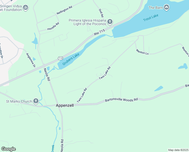 map of restaurants, bars, coffee shops, grocery stores, and more near 219 Signorile Lane in Stroudsburg