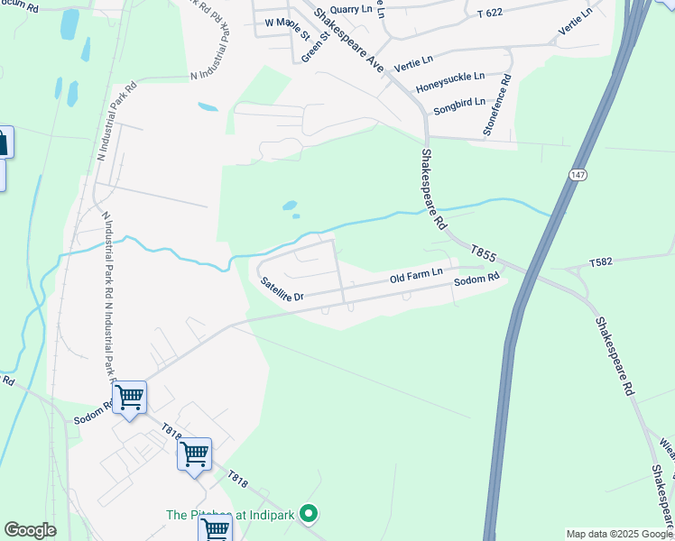 map of restaurants, bars, coffee shops, grocery stores, and more near 20 Lunar Lane in Milton