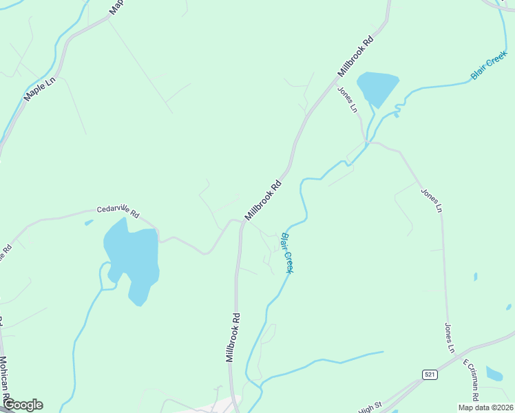 map of restaurants, bars, coffee shops, grocery stores, and more near 61 Millbrook Road in Hardwick Township