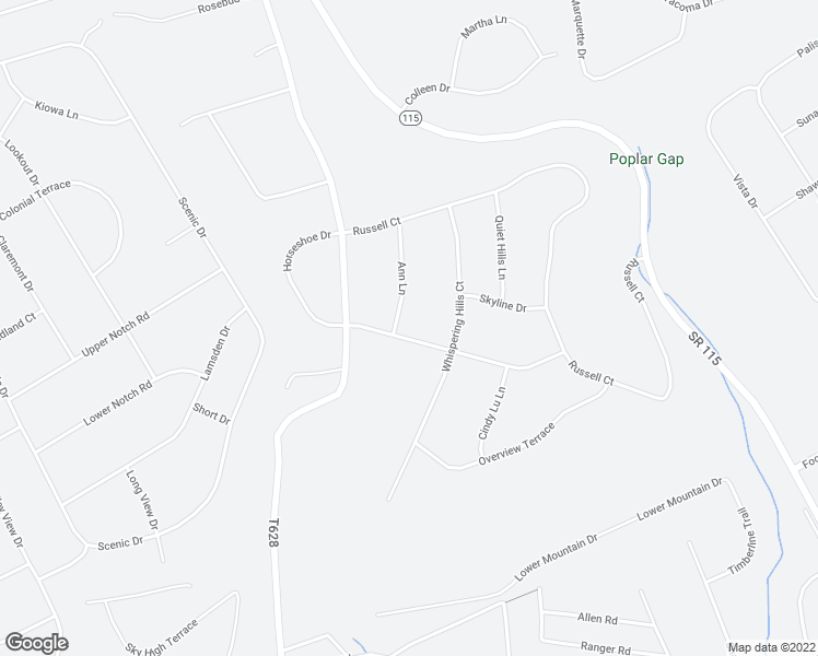 map of restaurants, bars, coffee shops, grocery stores, and more near 1545 Ann Lane in Effort