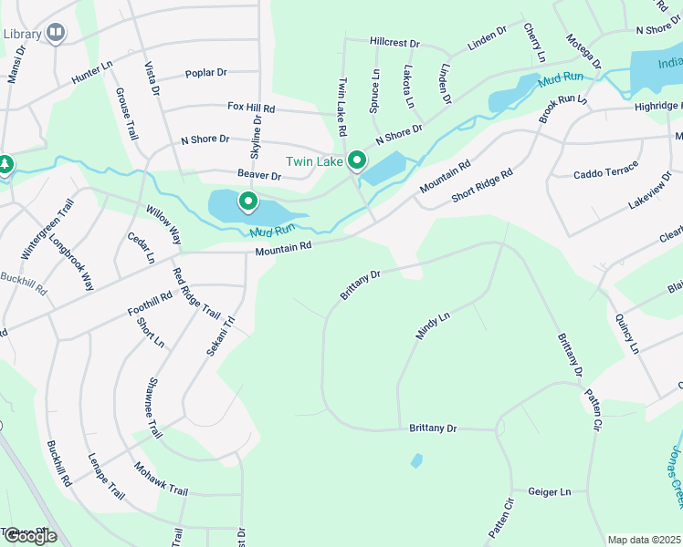 map of restaurants, bars, coffee shops, grocery stores, and more near 153 Brittany Drive in Albrightsville