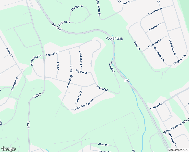 map of restaurants, bars, coffee shops, grocery stores, and more near 228 Russell Court in Effort