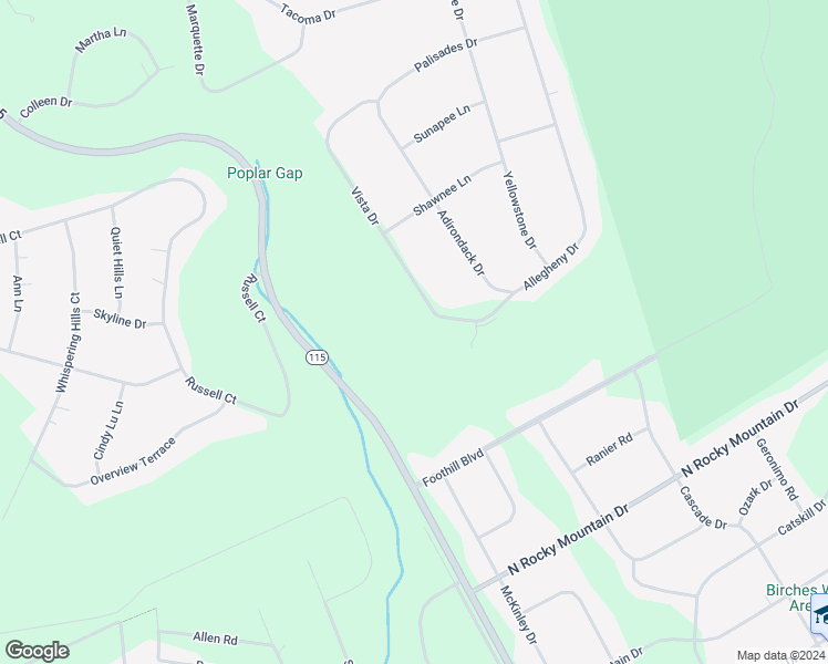 map of restaurants, bars, coffee shops, grocery stores, and more near 3004 Allegheny Drive in Blakeslee