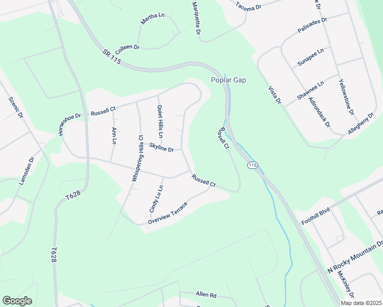 map of restaurants, bars, coffee shops, grocery stores, and more near 228 Russell Court in Effort