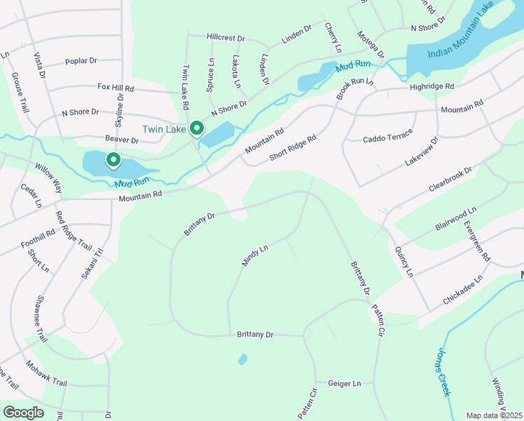 map of restaurants, bars, coffee shops, grocery stores, and more near 200 Brittany Drive in Albrightsville