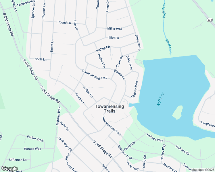 map of restaurants, bars, coffee shops, grocery stores, and more near 33 Sandburg Glen in Albrightsville
