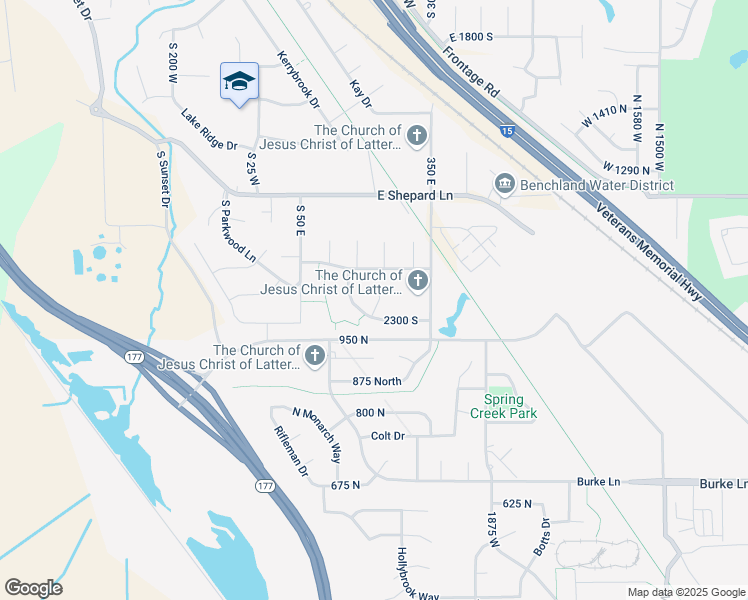 map of restaurants, bars, coffee shops, grocery stores, and more near 2253 South 200 East in Kaysville