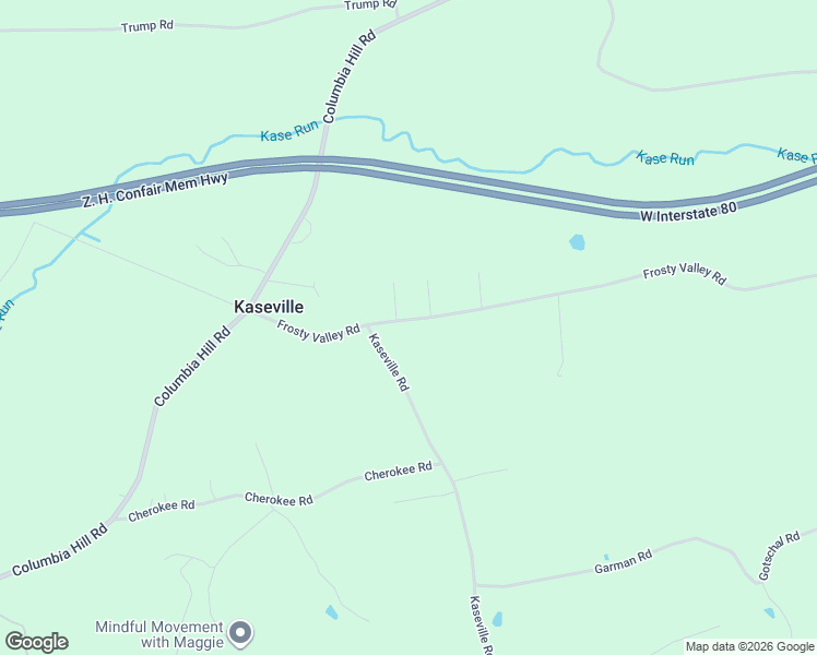 map of restaurants, bars, coffee shops, grocery stores, and more near 55-57 Frosty Valley Rd in Danville