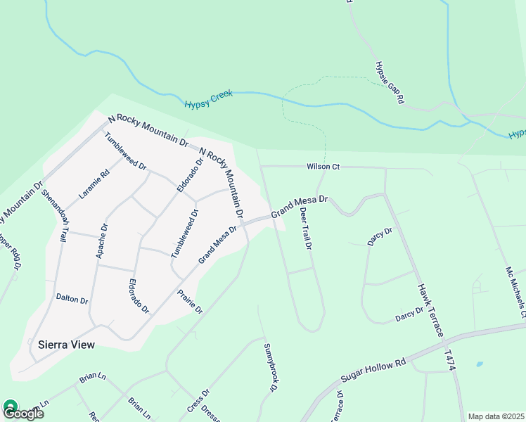 map of restaurants, bars, coffee shops, grocery stores, and more near 1198 Grand Mesa Drive in Effort