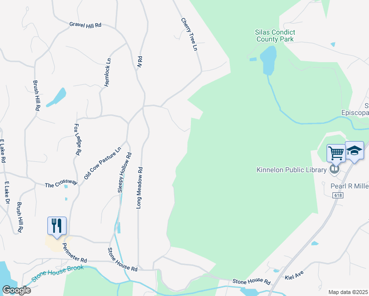 map of restaurants, bars, coffee shops, grocery stores, and more near 11 Smoke Rise Road in Kinnelon