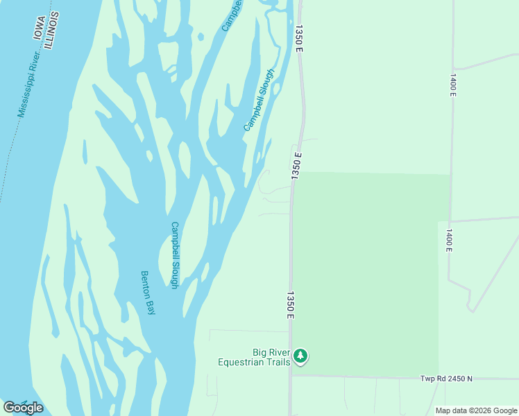 map of restaurants, bars, coffee shops, grocery stores, and more near 276 RR 1 in Oquawka