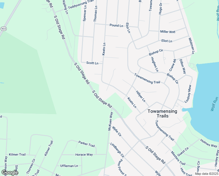 map of restaurants, bars, coffee shops, grocery stores, and more near 10 Surrey Glen in Albrightsville