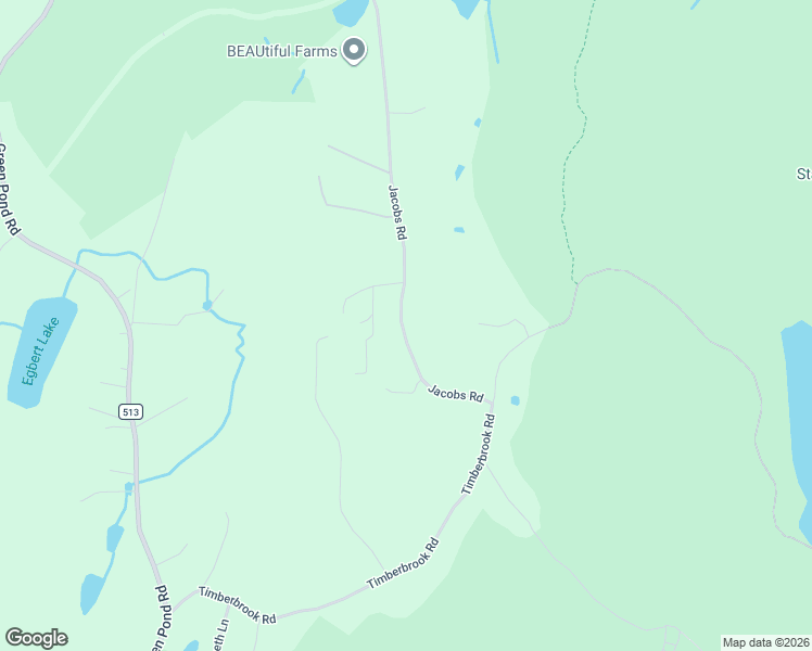 map of restaurants, bars, coffee shops, grocery stores, and more near 22 Jacobs Road in Rockaway