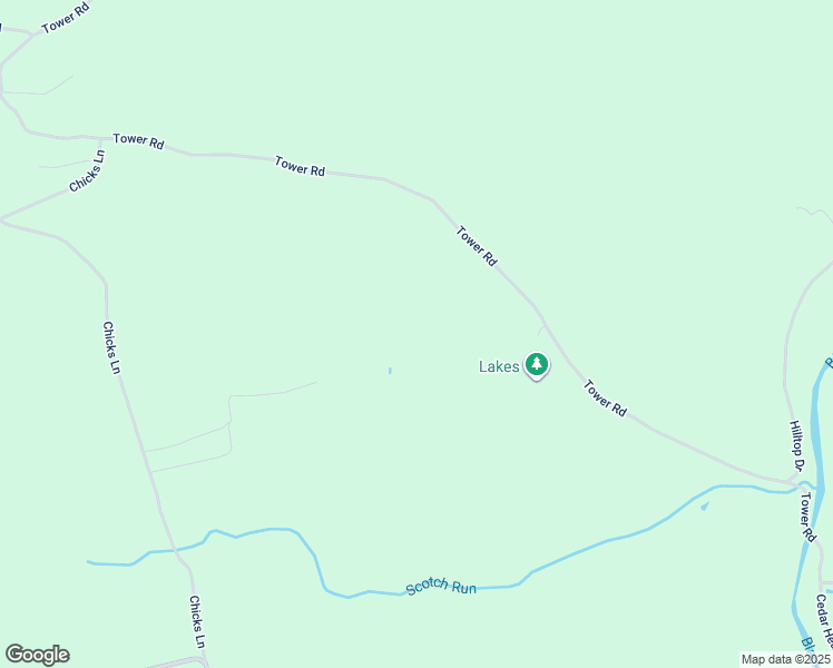 map of restaurants, bars, coffee shops, grocery stores, and more near 491 Tower Road in Sugarloaf