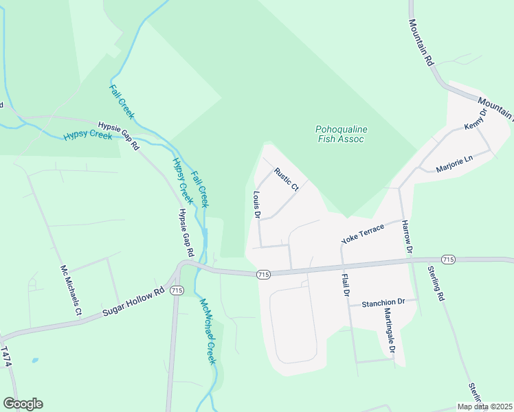 map of restaurants, bars, coffee shops, grocery stores, and more near Louis Drive in Monroe County