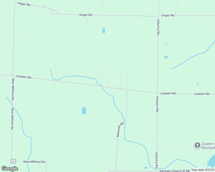 map of restaurants, bars, coffee shops, grocery stores, and more near 5273 Laubert Road in Atwater