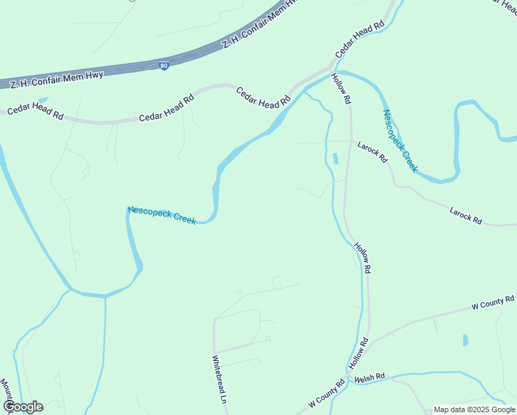 map of restaurants, bars, coffee shops, grocery stores, and more near 234 Hollow Road in Sugarloaf