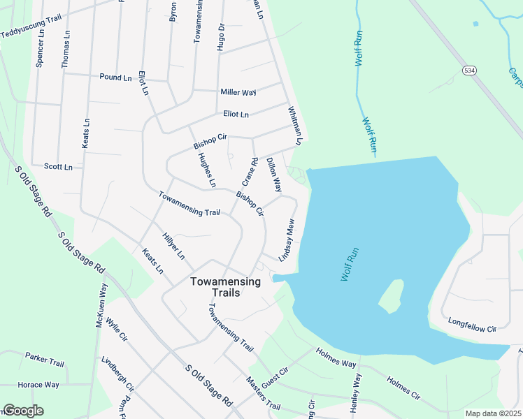 map of restaurants, bars, coffee shops, grocery stores, and more near 10 Dillon Way in Albrightsville