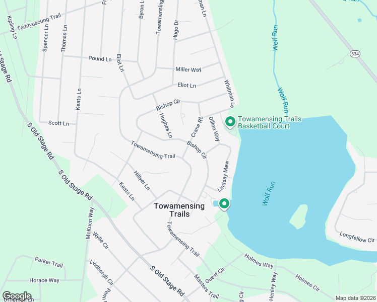 map of restaurants, bars, coffee shops, grocery stores, and more near 439 Towamensing Trail Road in Albrightsville