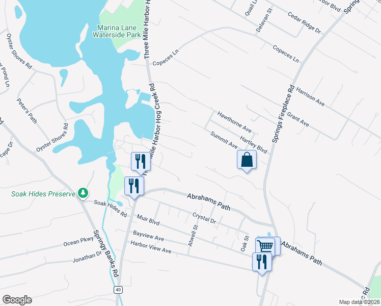 map of restaurants, bars, coffee shops, grocery stores, and more near 16 Three Mile Harbor Hc Road in East Hampton