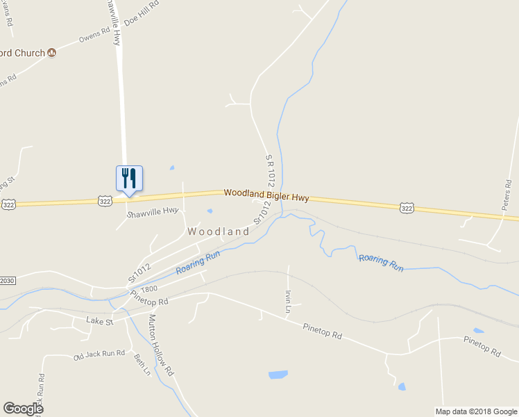 map of restaurants, bars, coffee shops, grocery stores, and more near 473 Sr1012 in Woodland