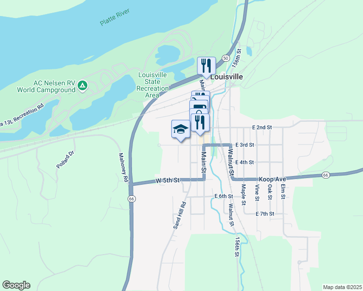 map of restaurants, bars, coffee shops, grocery stores, and more near 202 West 3rd Street in Louisville